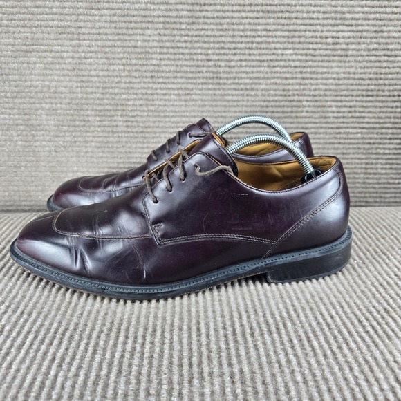 Rockport Mens 11M Burgundy Leather Kinetic Air Circulator APM1235E Oxford Shoes‎ main image 5